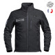 Veste Softshell 3 couches Sécurité Privée Noir