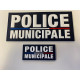 Jeu de bandeaux Police Municipale PVC bleu