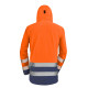 Parka de travail intempéries HV ripstop ERWIN orange/marine