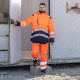 Parka de travail intempéries HV ripstop ERWIN orange/marine